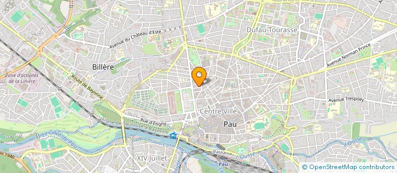 localisation de l'entreprise SYND COPROPRIETE RES HAUTE PLANTE C à PAU
