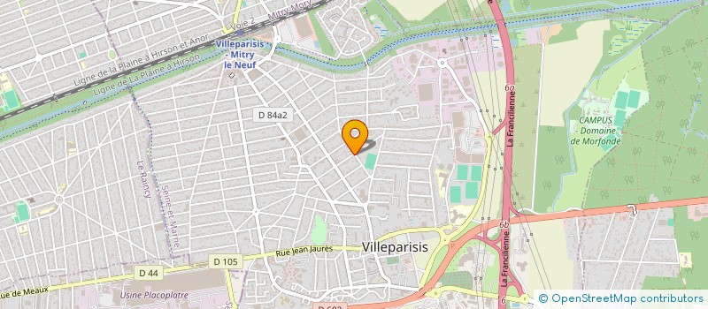 localisation de l'entreprise SYND COPROPRIETE RES HENRI 4  VILLEPARISIS