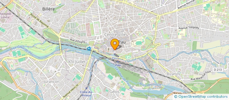 localisation de l'entreprise SYND COPROPRIETE RES HOTEL DE FRANCE à PAU