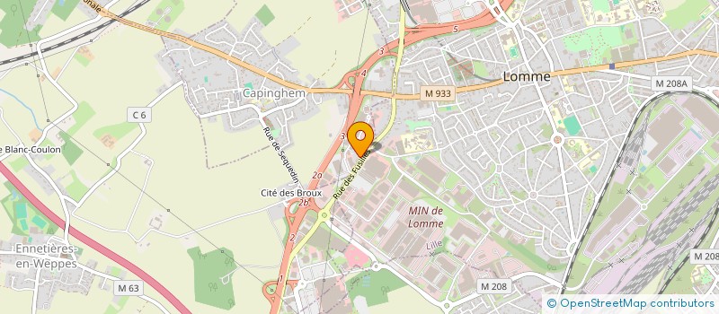 localisation de l'entreprise SYND COPROPRIETE RES HOUBLONNIERE  LILLE