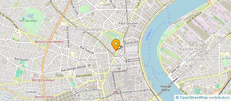 localisation de l'entreprise SYND COPROPRIETE RES HUSTIN  BORDEAUX