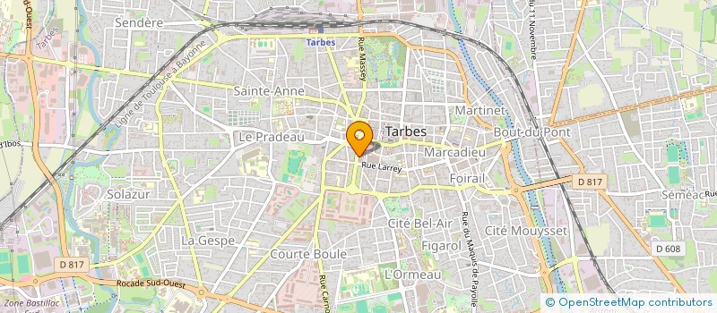 localisation de l'entreprise SYND COPROPRIETE RES IMM.17 CRS GAMBETTA  TARBES