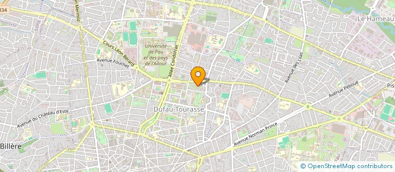 localisation de l'entreprise SYND COPROPRIETE RES IRIS D à PAU