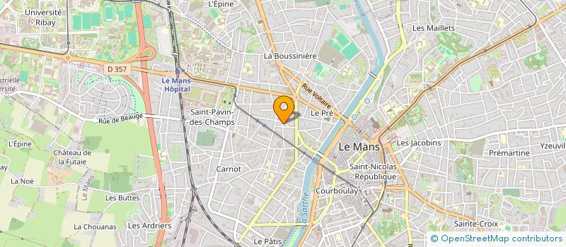 localisation de l'entreprise SYND COPROPRIETE RES JACQUES CARTIER  LE MANS