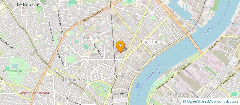 localisation de l'entreprise SYND COPROPRIETE RES JARDIN PUBLIC  BORDEAUX