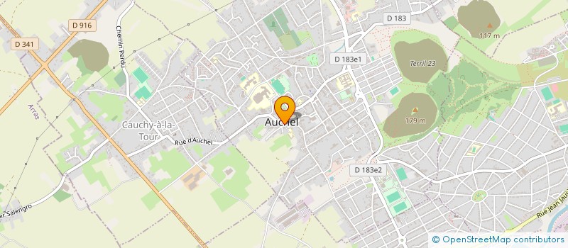 localisation de l'entreprise SYND COPROPRIETE RES JEAN JAURES  AUCHEL