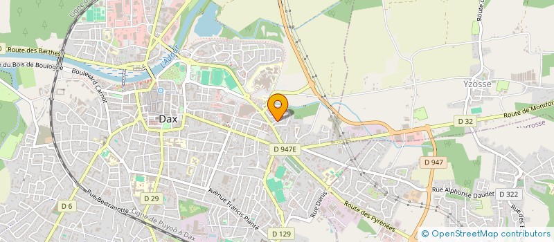 localisation de l'entreprise SYND COPROPRIETE RES JEAN MOULIN  DAX