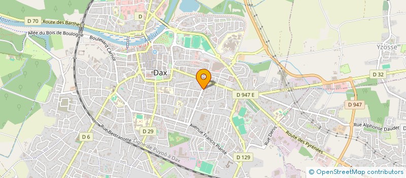 localisation de l'entreprise SYND COPROPRIETE RES JULES VERNE  DAX