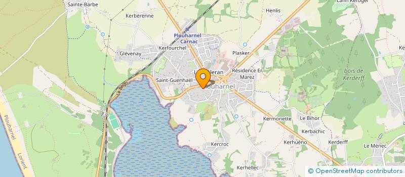 localisation de l'entreprise SYND COPROPRIETE RES L'OCEAN  CARNAC