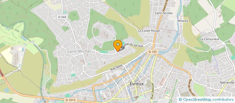 localisation de l'entreprise SYND COPROPRIETE RES LA FERME N 193  EVREUX