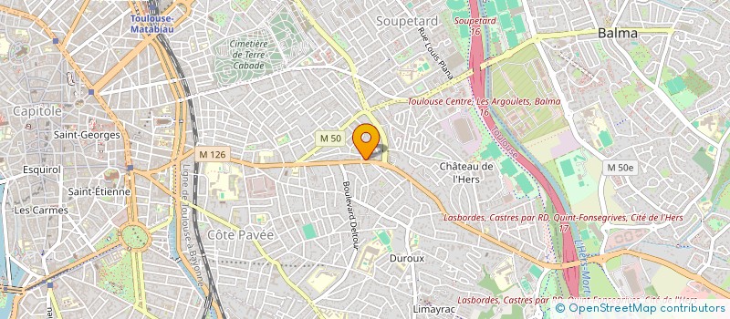 localisation de l'entreprise SYND COPROPRIETE RES LA FEUILLERAIE à TOULOUSE