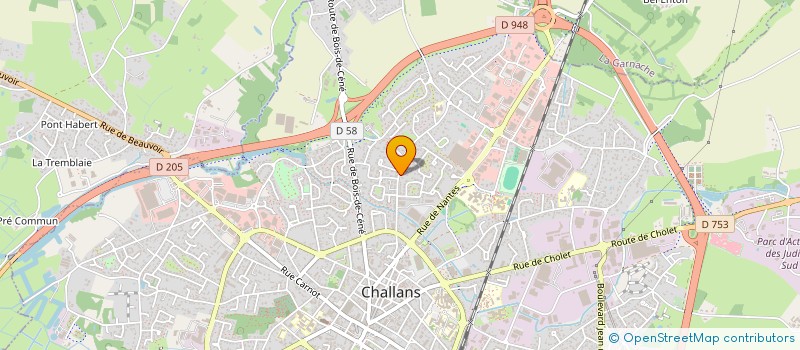 localisation de l'entreprise SYND COPROPRIETE RES LA POMMERAIE à CHALLANS