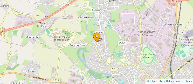 localisation de l'entreprise SYND COPROPRIETE RES LA PRINCIPALE à DAMIGNY