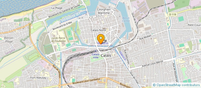 localisation de l'entreprise SYND COPROPRIETE RES LA TAMISE  CALAIS