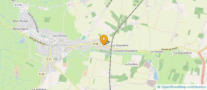 localisation de l'entreprise SYND COPROPRIETE RES LE BIGNON  BOIS-DE-CENE