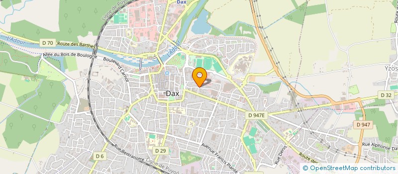 localisation de l'entreprise SYND COPROPRIETE RES LE BLASON à DAX