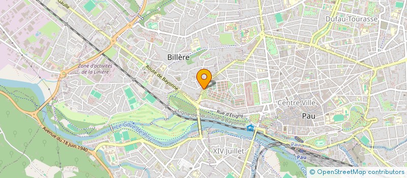 localisation de l'entreprise SYND COPROPRIETE RES LE FEUILLAGE  BILLERE