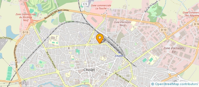 localisation de l'entreprise SYND COPROPRIETE RES LE KLEBER à CHOLET