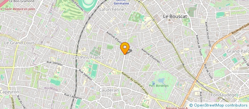 localisation de l'entreprise SYND COPROPRIETE RES LE RONSARD  BORDEAUX