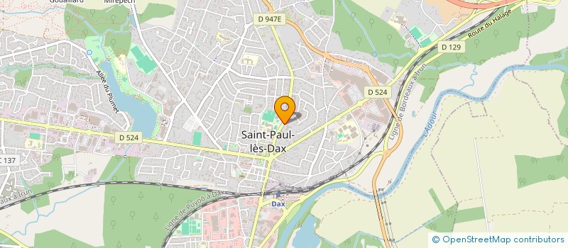 localisation de l'entreprise SYND COPROPRIETE RES LE TOURMALIN  SAINT-PAUL-LES-DAX