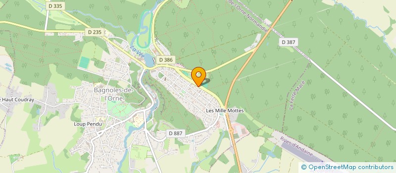 localisation de l'entreprise SYND COPROPRIETE RES LE VIEUX MOULIN à BAGNOLES-DE-L'ORNE-NORMANDIE