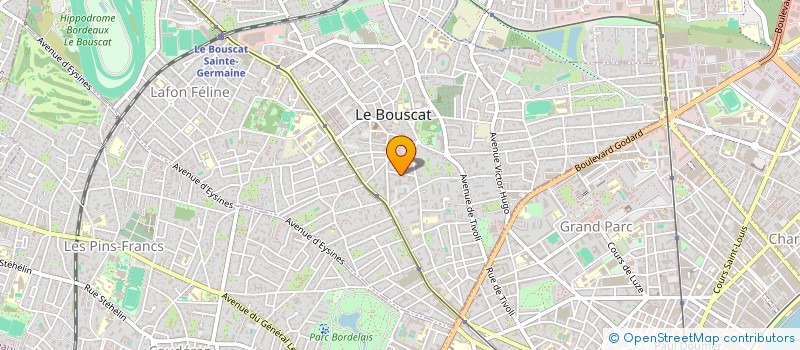 localisation de l'entreprise SYND COPROPRIETE RES LES ACTUALITES  LE BOUSCAT