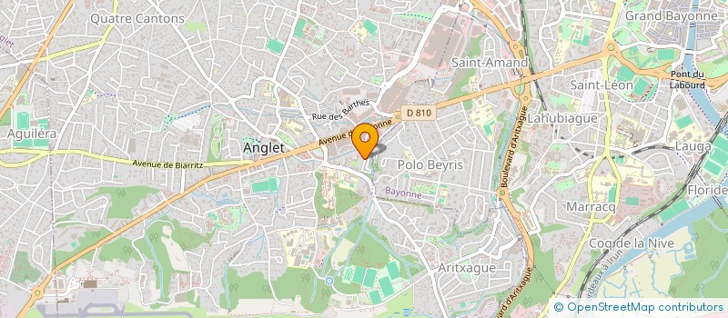 localisation de l'entreprise SYND COPROPRIETE RES LES CHENES  ANGLET