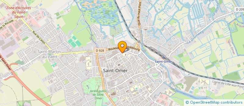 localisation de l'entreprise SYND COPROPRIETE RES LES DRAPIERS  SAINT-OMER