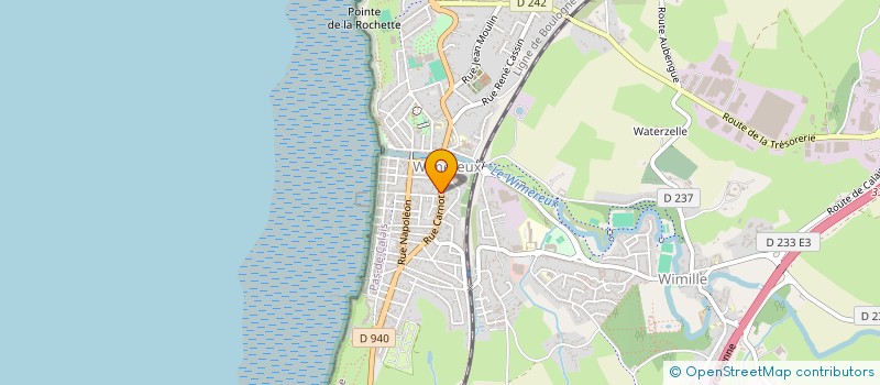 localisation de l'entreprise SYND COPROPRIETE RES LES DUNES DU GOLF  WIMEREUX