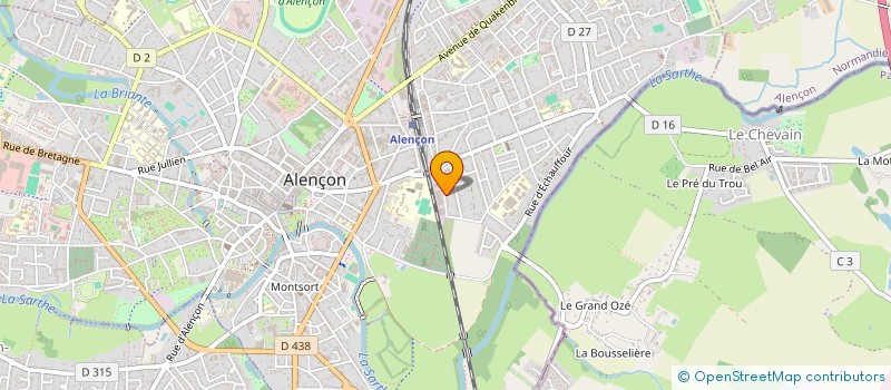 localisation de l'entreprise SYND COPROPRIETE RES LES GROSEILLERS à ALENCON