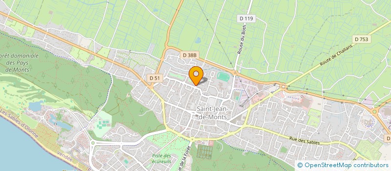 localisation de l'entreprise SYND COPROPRIETE RES LES LAURIERS à SAINT-JEAN-DE-MONTS