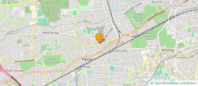 localisation de l'entreprise SYND COPROPRIETE RES LES PINS VERTS à PESSAC