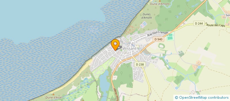 localisation de l'entreprise SYND COPROPRIETE RES LES SALICORNES  WISSANT