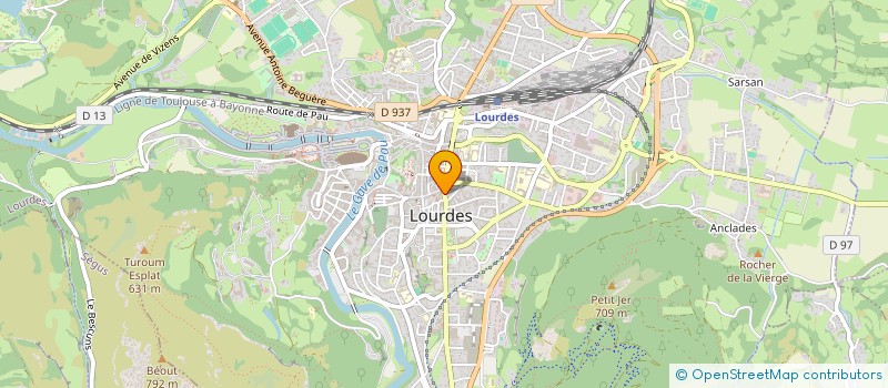 localisation de l'entreprise SYND COPROPRIETE RES MARCADAL GARAGE  LOURDES