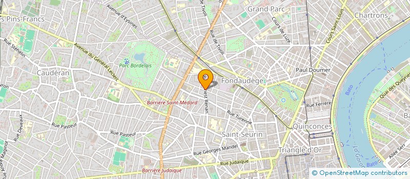 localisation de l'entreprise SYND COPROPRIETE RES NAUJAC RENAN  BORDEAUX