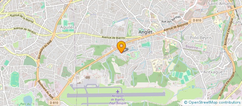 localisation de l'entreprise SYND COPROPRIETE RES PARC BELAY  ANGLET