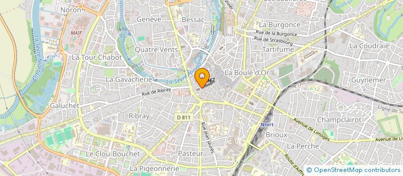 localisation de l'entreprise SYND COPROPRIETE RES PARVIS NOTRE DAME  NIORT