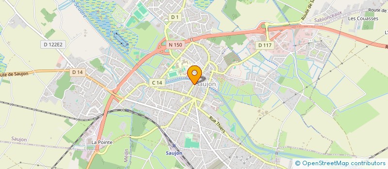 localisation de l'entreprise SYND COPROPRIETE RES PIERRE CAMPET  SAUJON