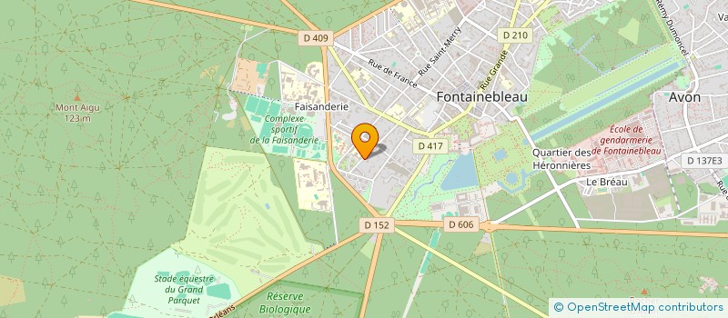 localisation de l'entreprise SYND COPROPRIETE RES PRINCESSE SABRINA  FONTAINEBLEAU