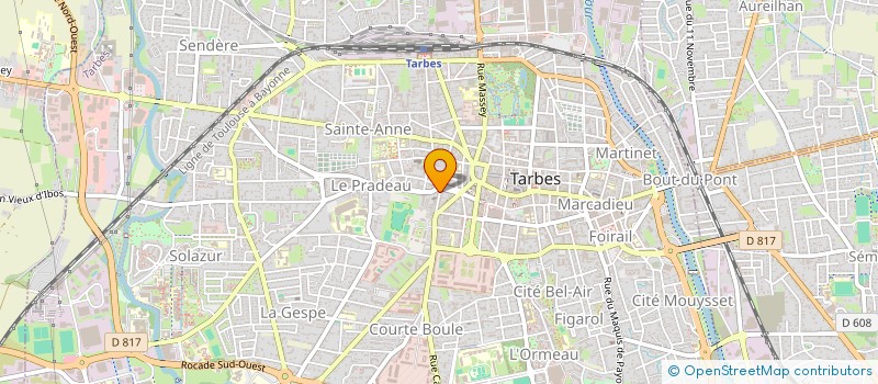 localisation de l'entreprise SYND COPROPRIETE RES REFFYE HENRI IV  TARBES