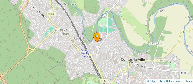 localisation de l'entreprise SYND COPROPRIETE RES RIVES DE L YERRES  COMBS-LA-VILLE