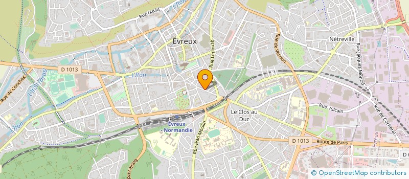 localisation de l'entreprise SYND COPROPRIETE RES ROOSEVELT N 132  EVREUX