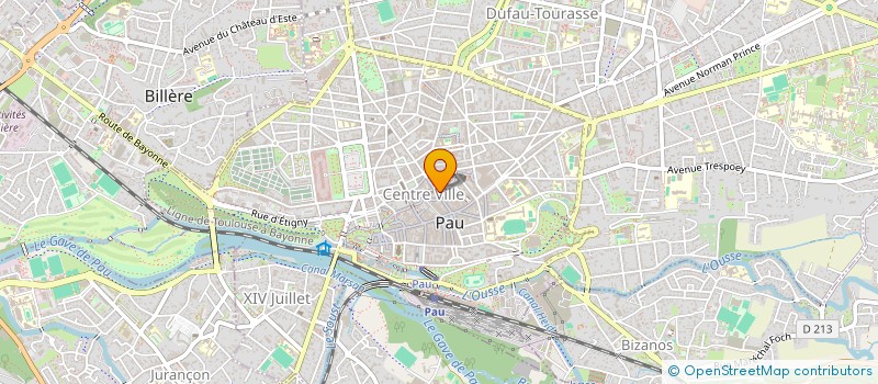 localisation de l'entreprise SYND COPROPRIETE RES SERVIEZ-HEDAS à PAU