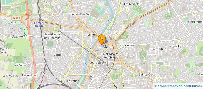 localisation de l'entreprise SYND COPROPRIETE RES ST PAVIN LA CITE  LE MANS