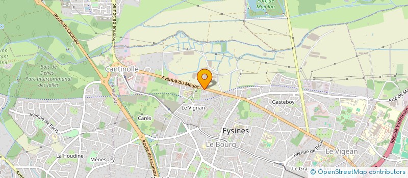 localisation de l'entreprise SYND COPROPRIETE RES STE CATHERINE  EYSINES