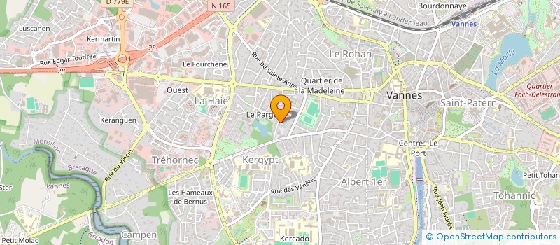 localisation de l'entreprise SYND COPROPRIETE RES TENNO A à VANNES