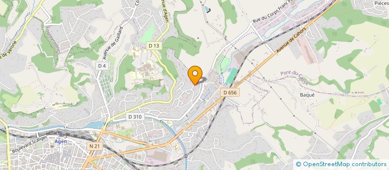 localisation de l'entreprise SYND COPROPRIETE RES TERRASSES CARMES  AGEN