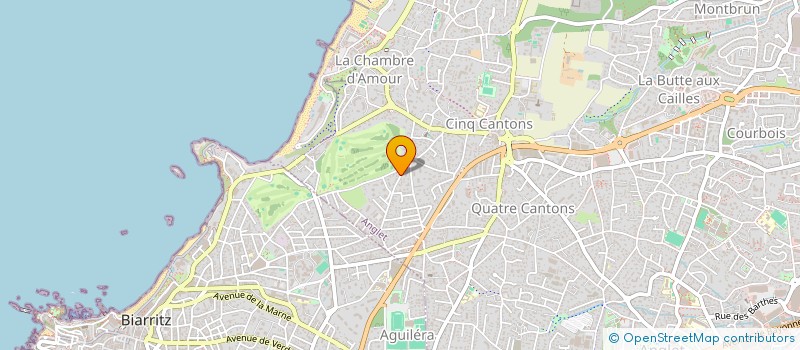 localisation de l'entreprise SYND COPROPRIETE RES TERRASSES DU GOLF  ANGLET