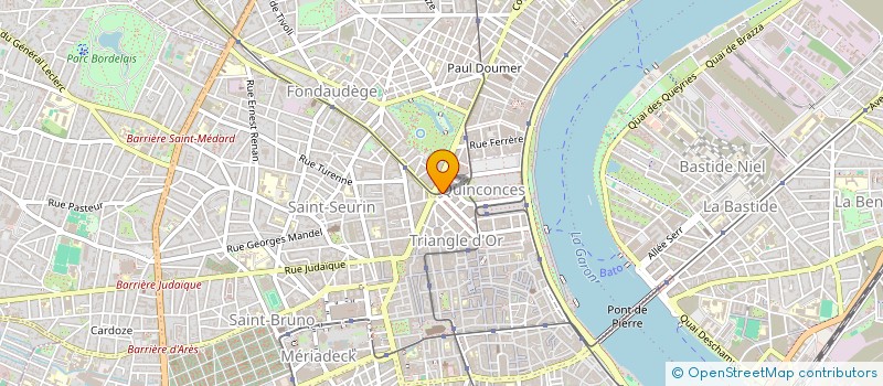 localisation de l'entreprise SYND COPROPRIETE RES TOURNON QUINZE  BORDEAUX