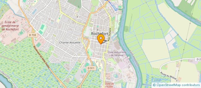 localisation de l'entreprise SYND COPROPRIETE RESID GRIMAUX à ROCHEFORT